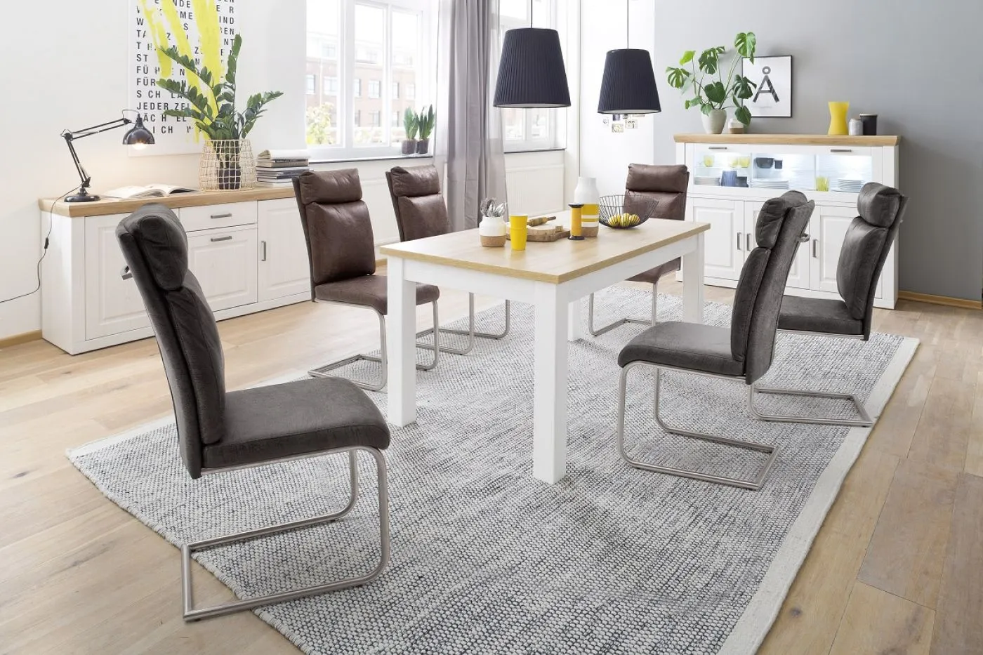 Esstisch Brixen | Pinie Aurelio / Grandson Oak | 160 x 90