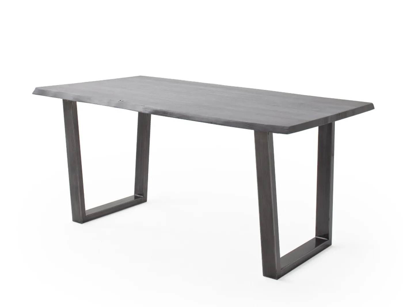 Esstisch Calabria | Akazie massiv | T-Gestell | 160/180/200/220/240 | grau / antik gewischt | verschiedene Größe