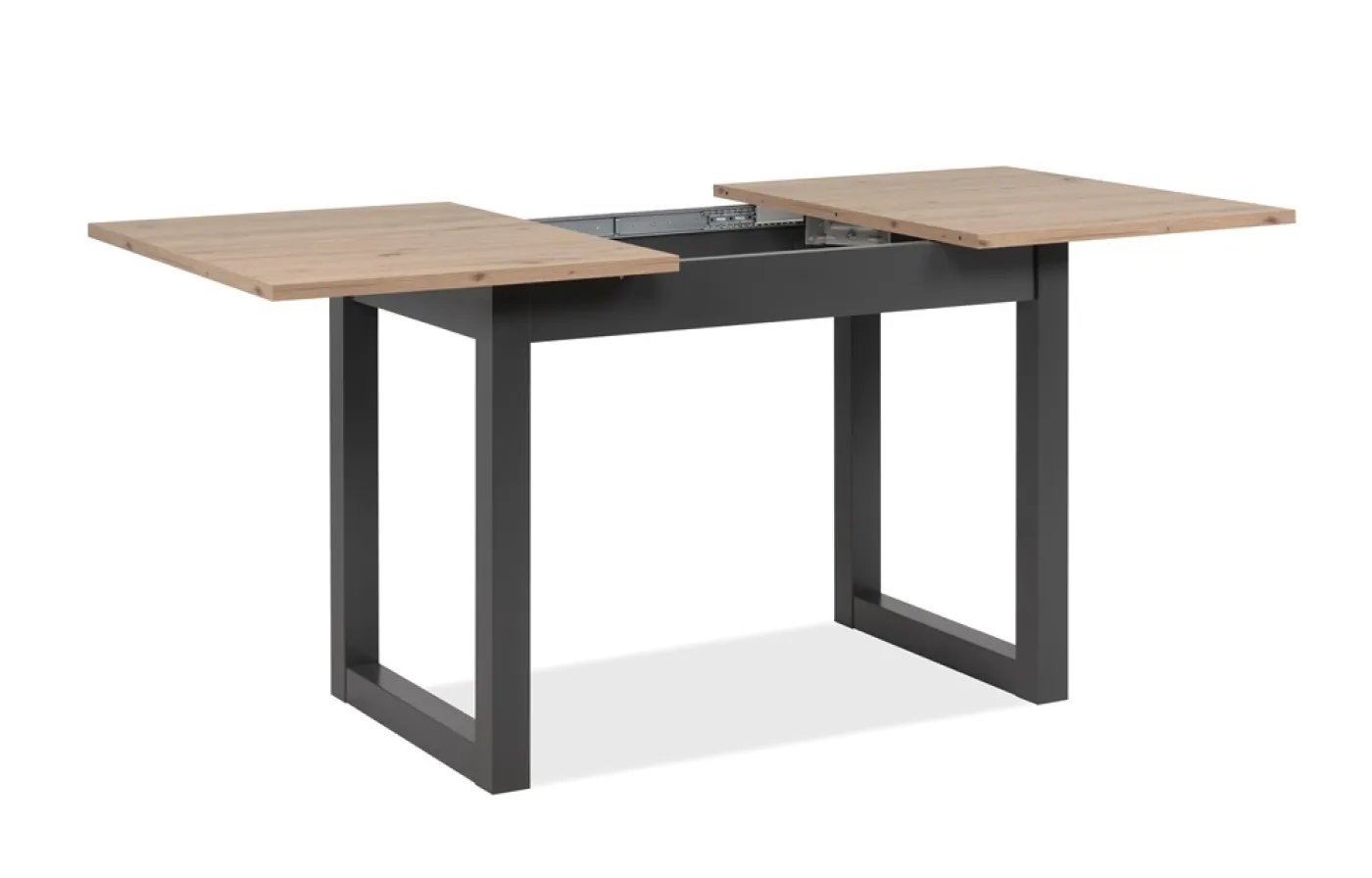 Esstisch Denver | Ausziehtisch | Artisan Oak / anthrazit | 120(160) x 80