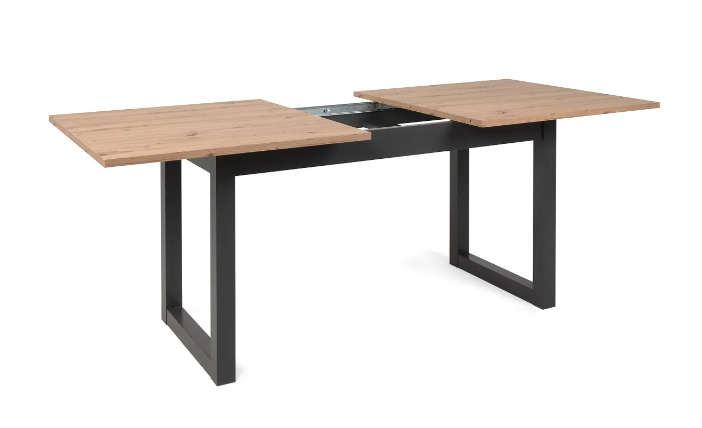 Esstisch Denver | Ausziehtisch | Sonoma Eiche / anthrazit | Industrial Look | 160(200) x 90