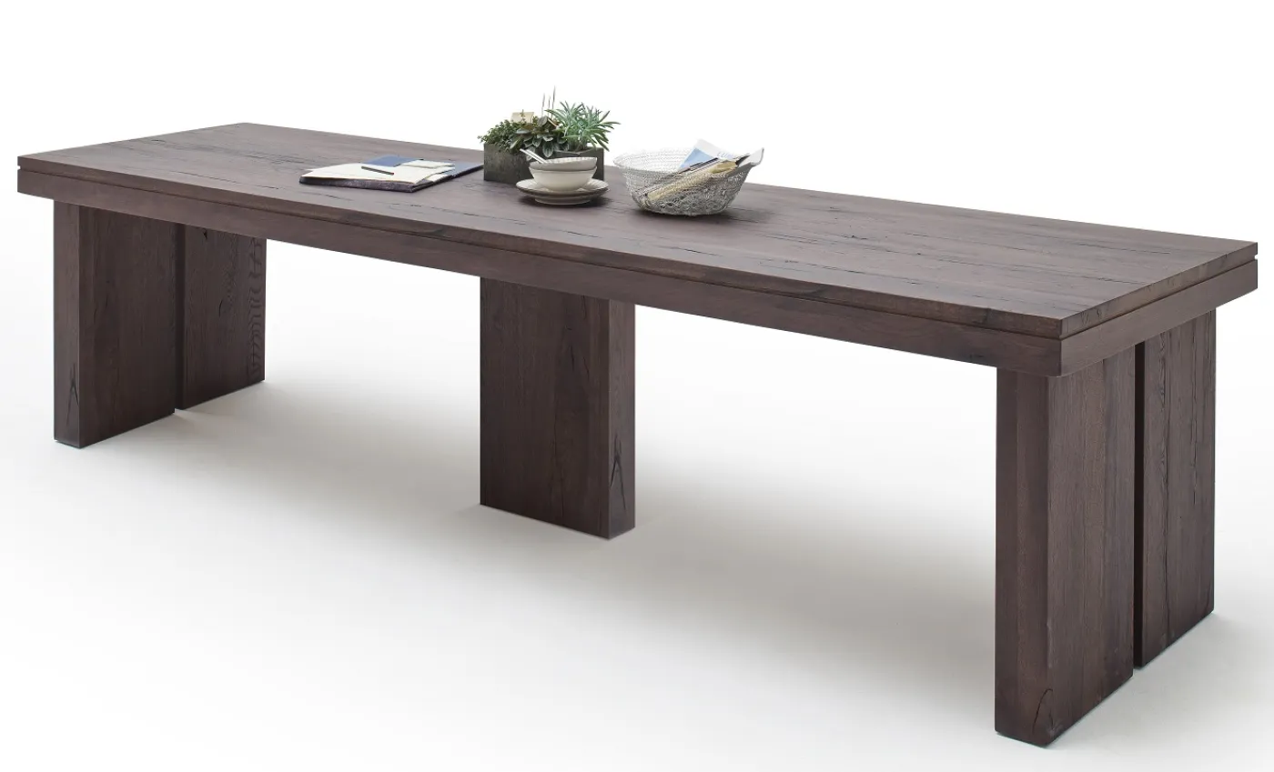 Esstisch Dublin | Eiche verwittert massiv | 180/220/260/300/400 | verschiedene Größen