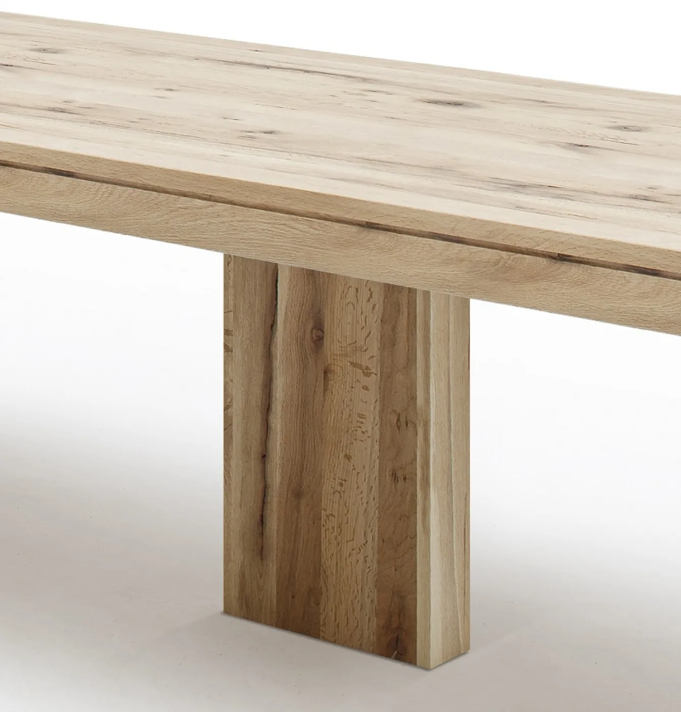 Esstisch Dublin | Wildeiche massiv | 400x120 cm