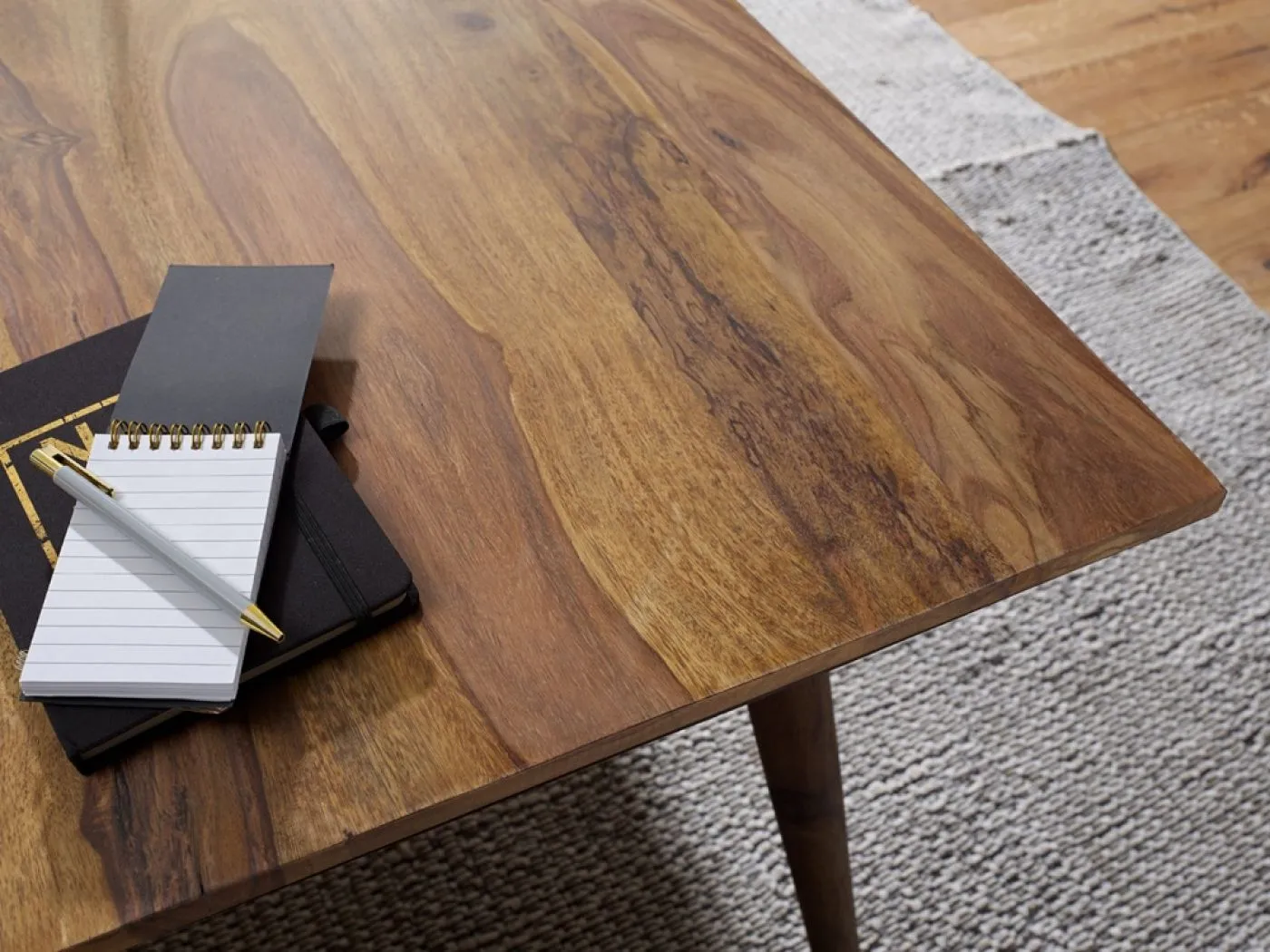 Esstisch Elias | Sheesham Holz massiv | dunkelbraun | 120x60