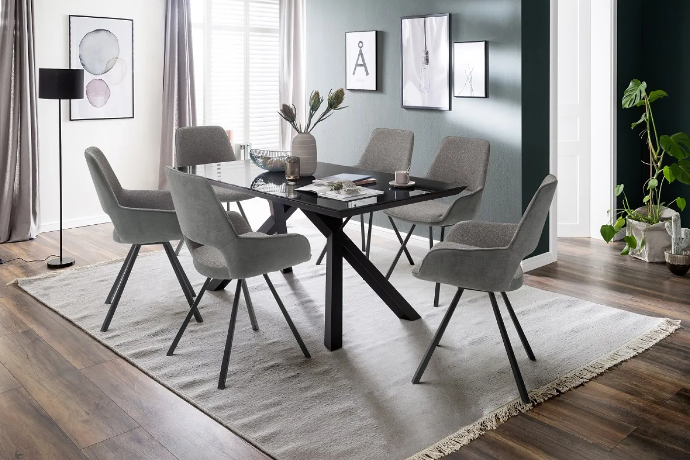 Esstisch Glastisch Everett | 180 x 95