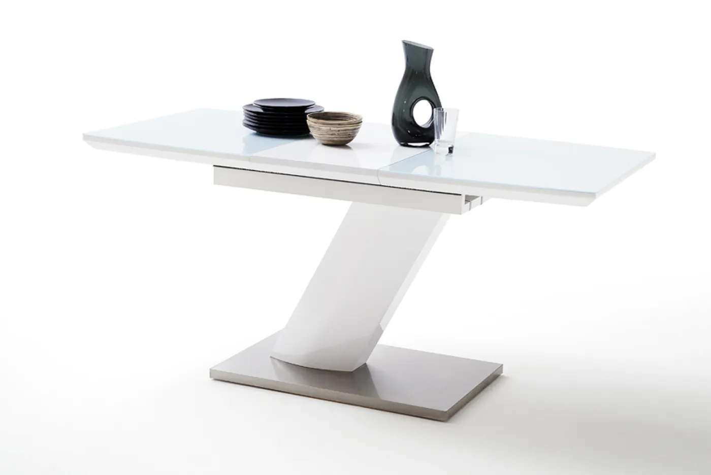 Esstisch Glastisch Galina | ausziehbar | 120(160) x 80 cm