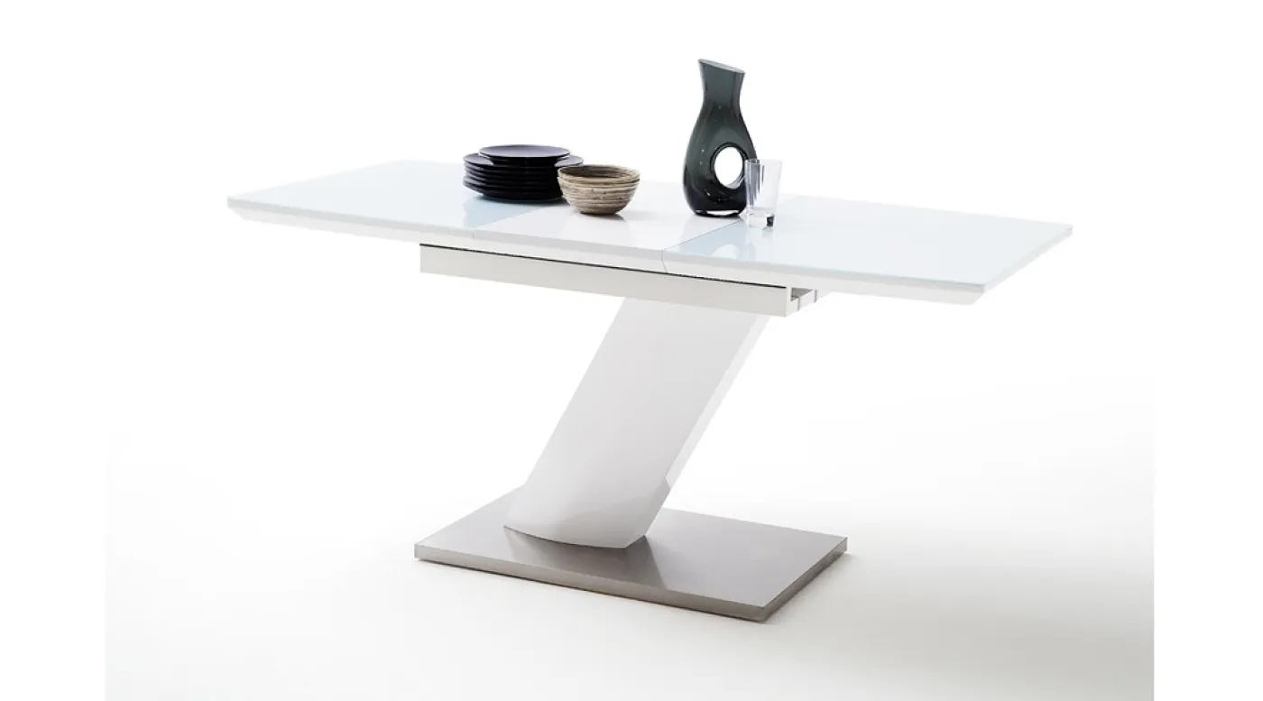 Esstisch Glastisch Galina | ausziehbar | 120(160) x 80 cm