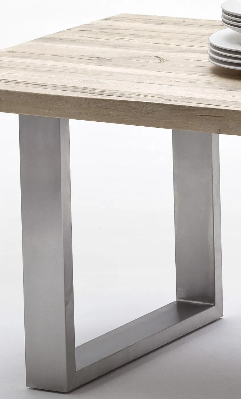 Esstisch Kufentisch Castello | Wildeiche massiv | 260 x 100 cm