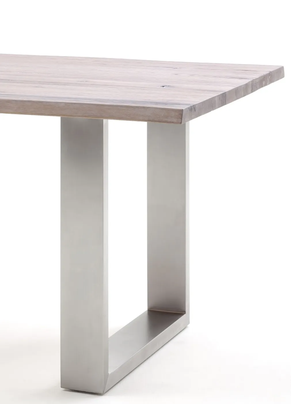 Esstisch Kufentisch Matras | Eiche gekälkt massiv | 240 x 100 cm