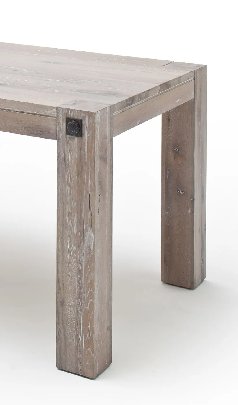 Esstisch Leeds | Eiche gekälklt massiv | 220 cm x 100 cm