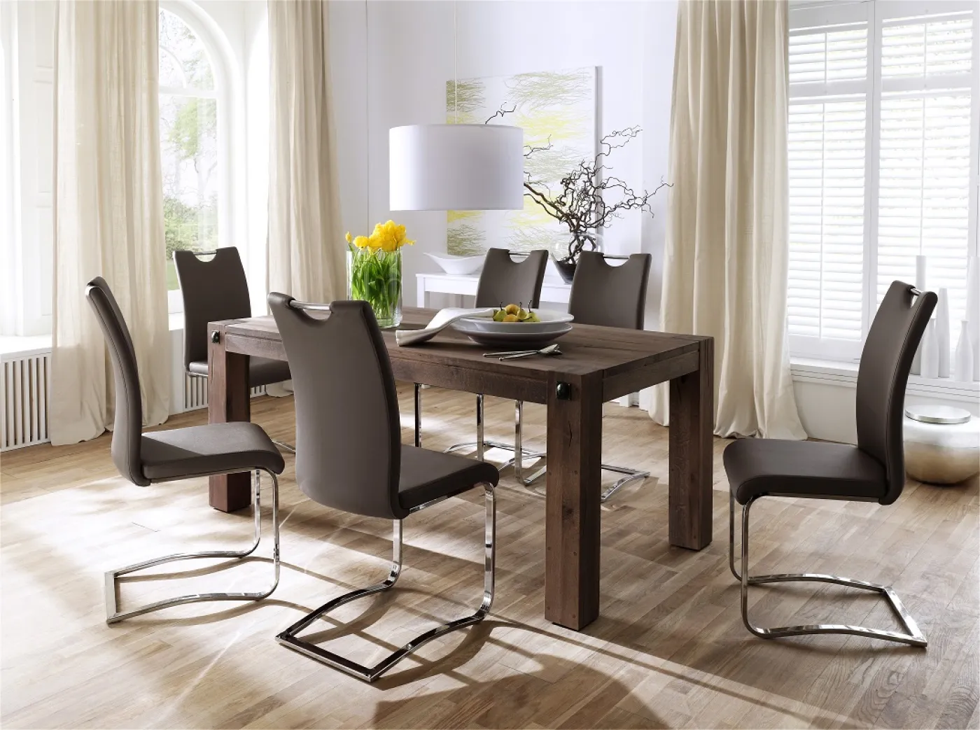 Esstisch Leeds | Eiche verwittert massiv | 300 cm x 120 cm