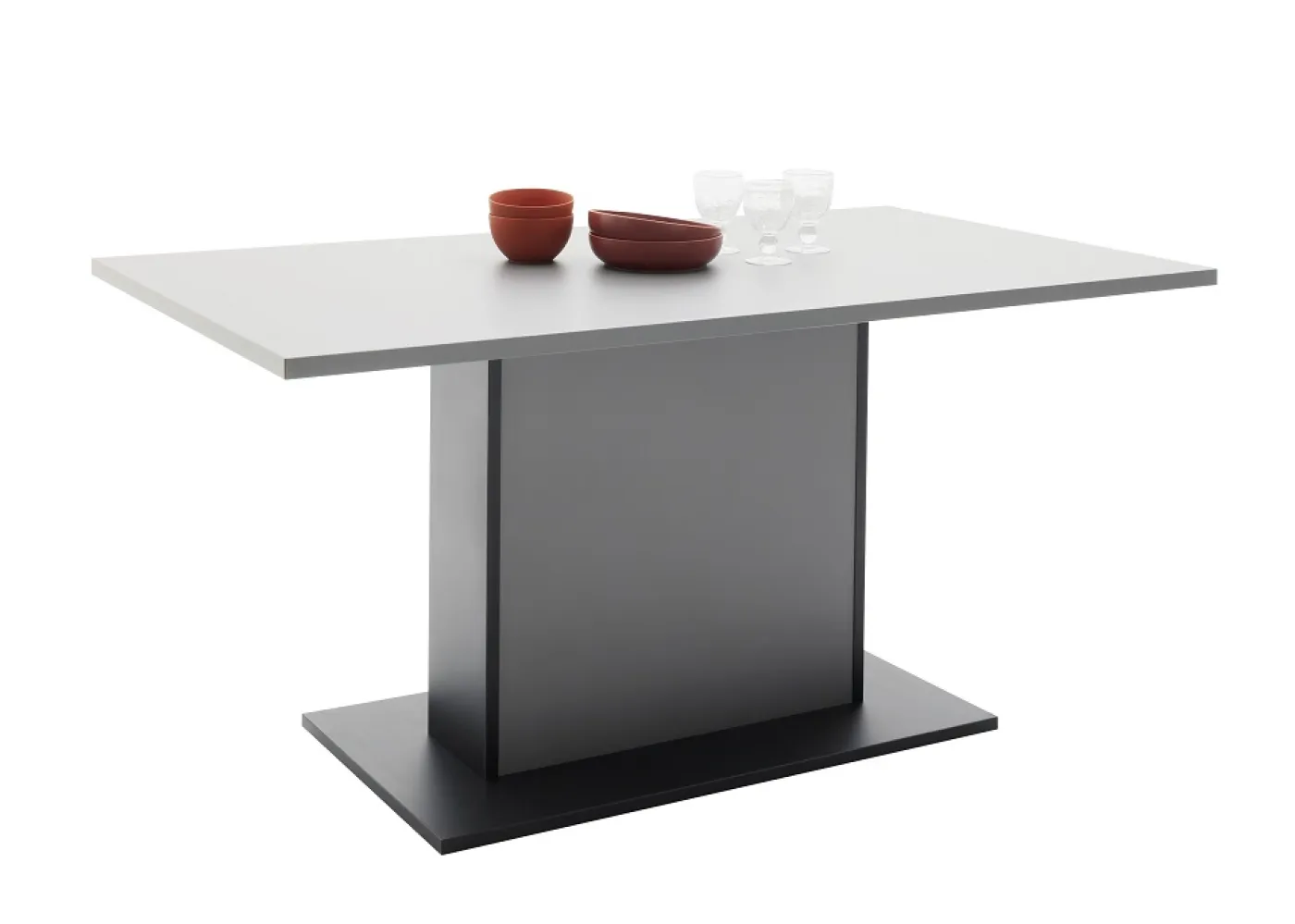 Esstisch Luxor | Royal Grey / anthrazit | 160 x 90