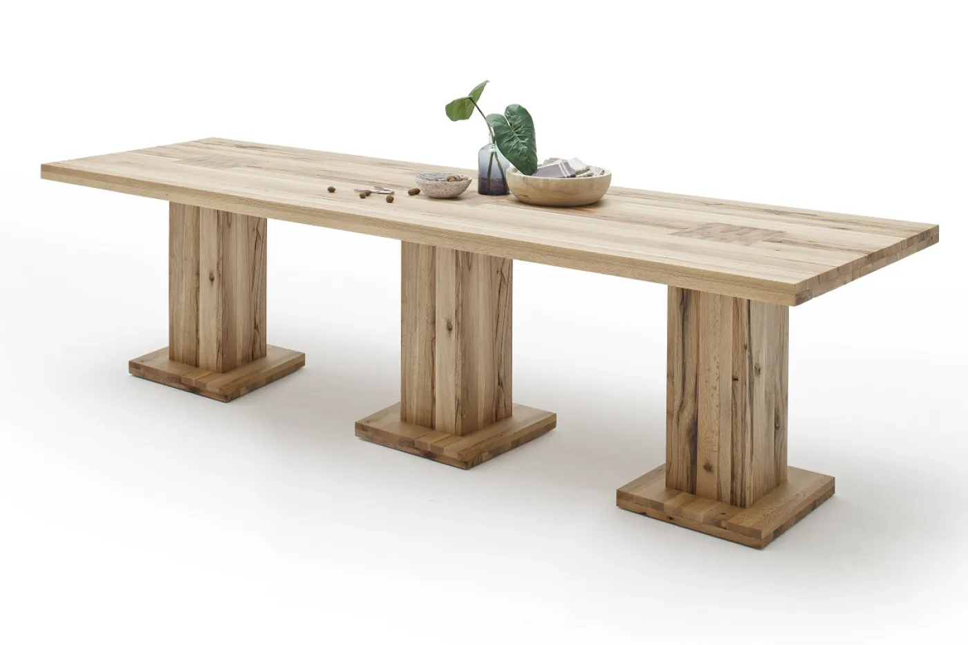 Esstisch Manchester | Wildeiche massiv | 180 cm x 90 cm