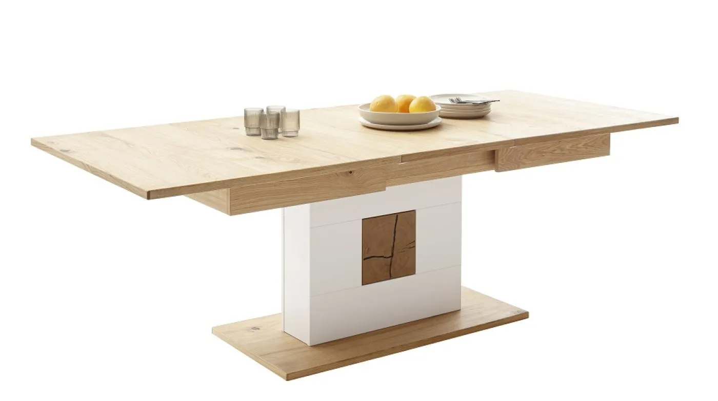 Esstisch Matadi | ausziehbar | Ast /Balkeneiche | 180(230)x100