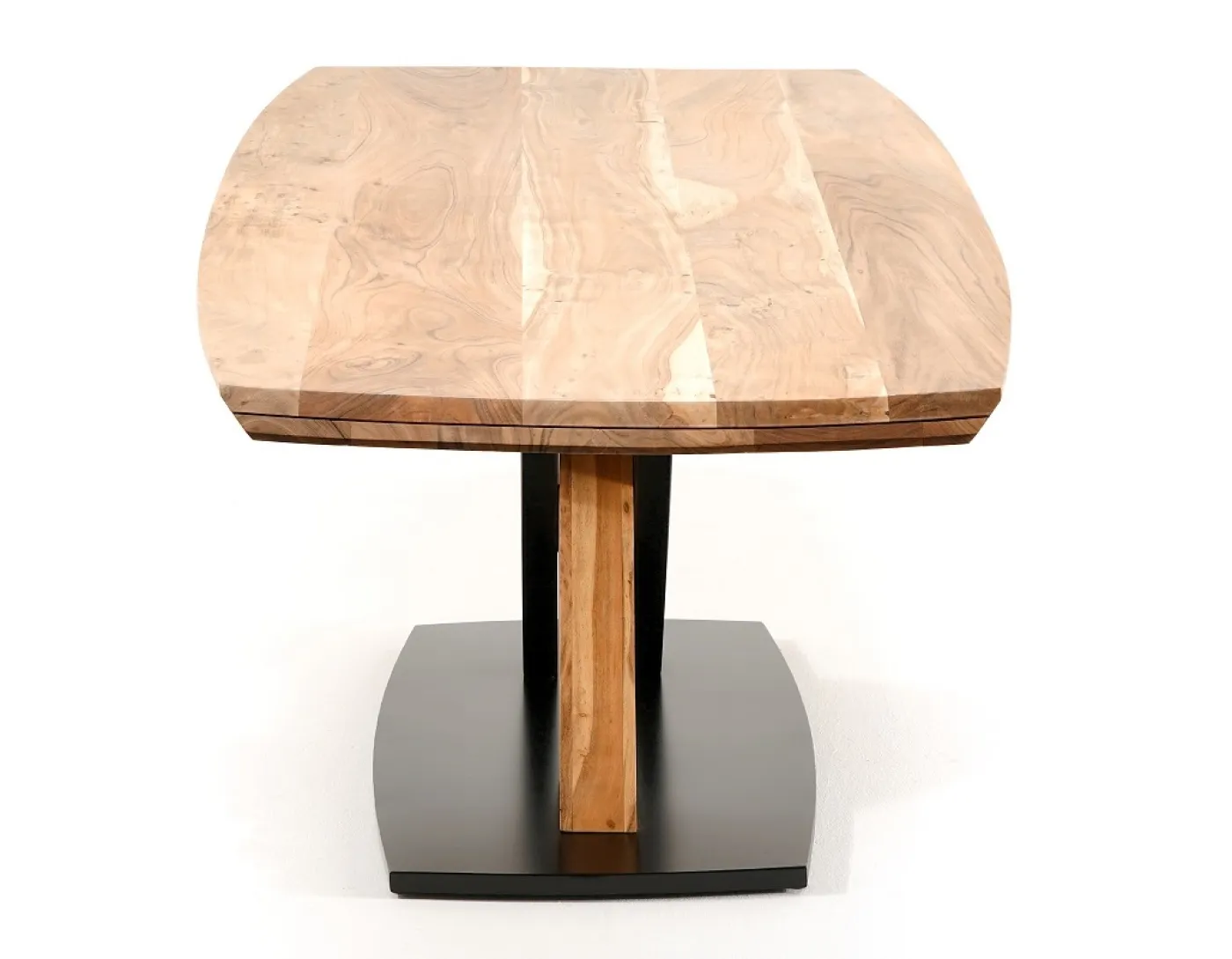 Esstisch Maverick | Akazie massiv | X-Gestell | mit Schweizer Kante | 180x100