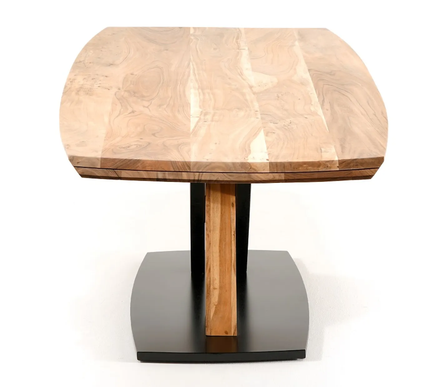 Esstisch Maverick | Akazie massiv | X-Gestell | mit Schweizer Kante | 220x100