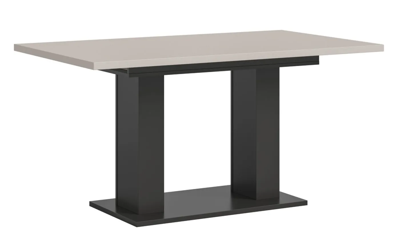 Esstisch Motion | ausziehbar | grau / Kaschmir | 150(190)x90