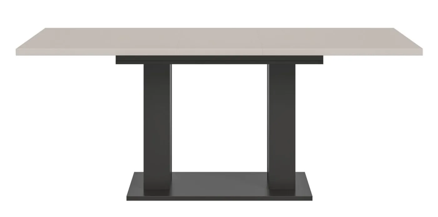 Esstisch Motion | ausziehbar | grau / Kaschmir | 150(190)x90