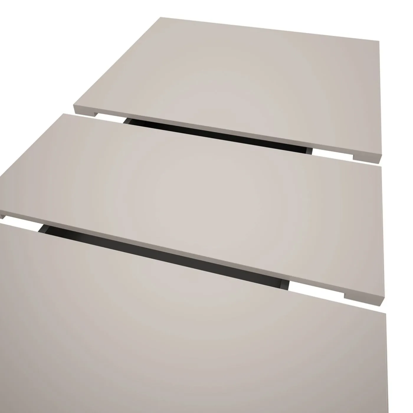 Esstisch Motion | ausziehbar | V-Fuß | grau / Kaschmir | 150(190)x90