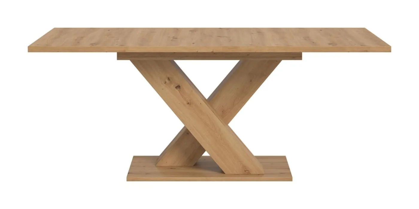 Esstisch Motion | ausziehbar | X-Fußgestell | Eiche Artisan | 150(190)x90