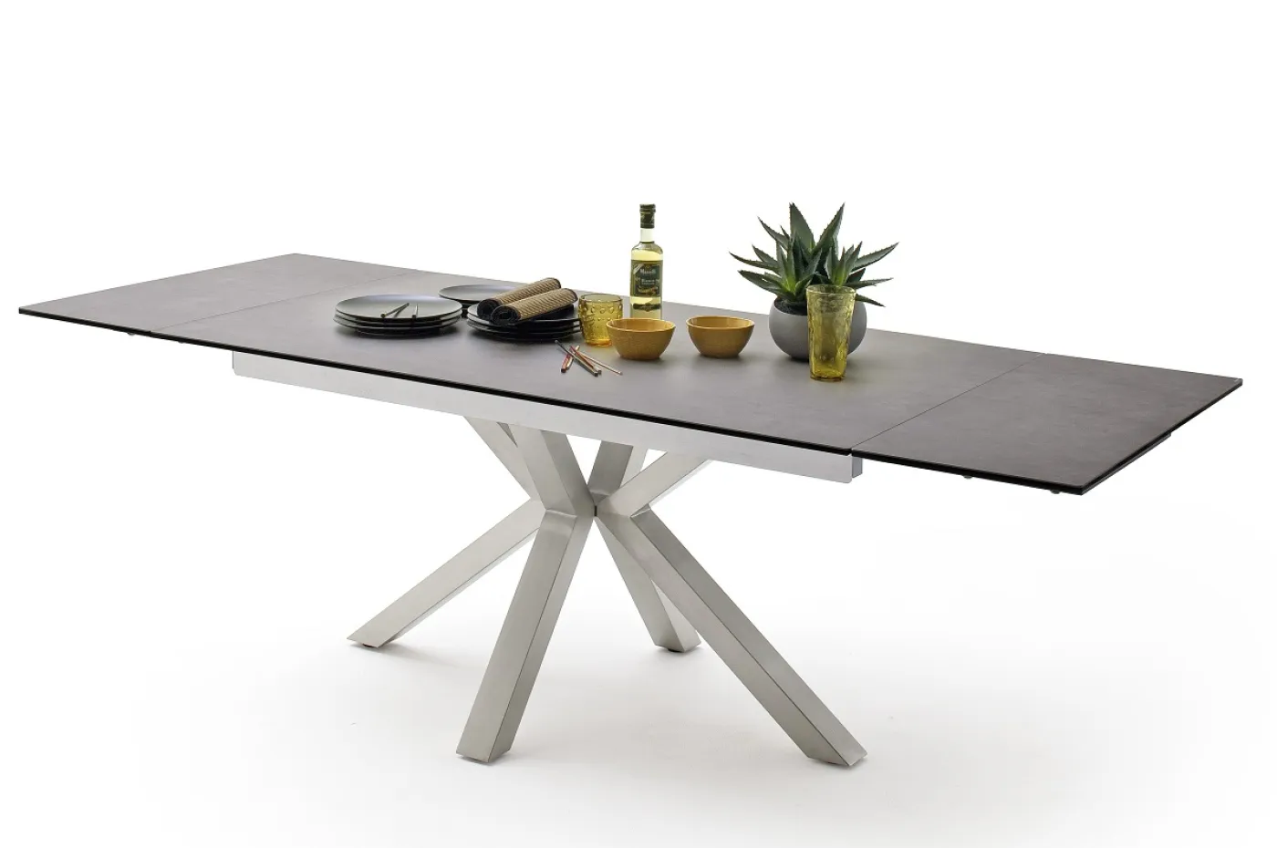 Esstisch Nagano | anthrazit | ausziehbar | 160(240) x 90