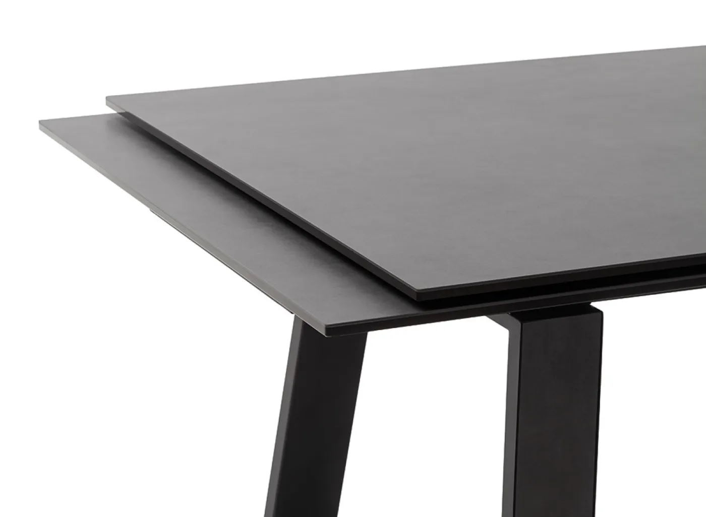 Esstisch Narbonne | anthrazit / schwarz | ausziehbar | 200(300) x 100