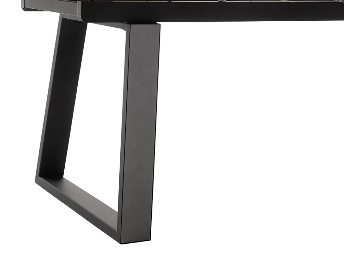 Esstisch Narbonne | grau / schwarz | ausziehbar | 200(300) x 100