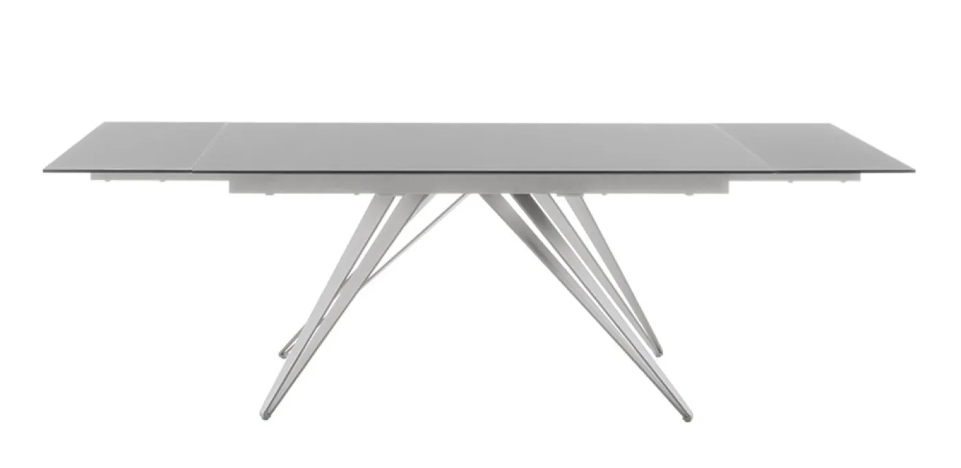 Esstisch Nemuro | grau | ausziehbar | 160(240) x 90