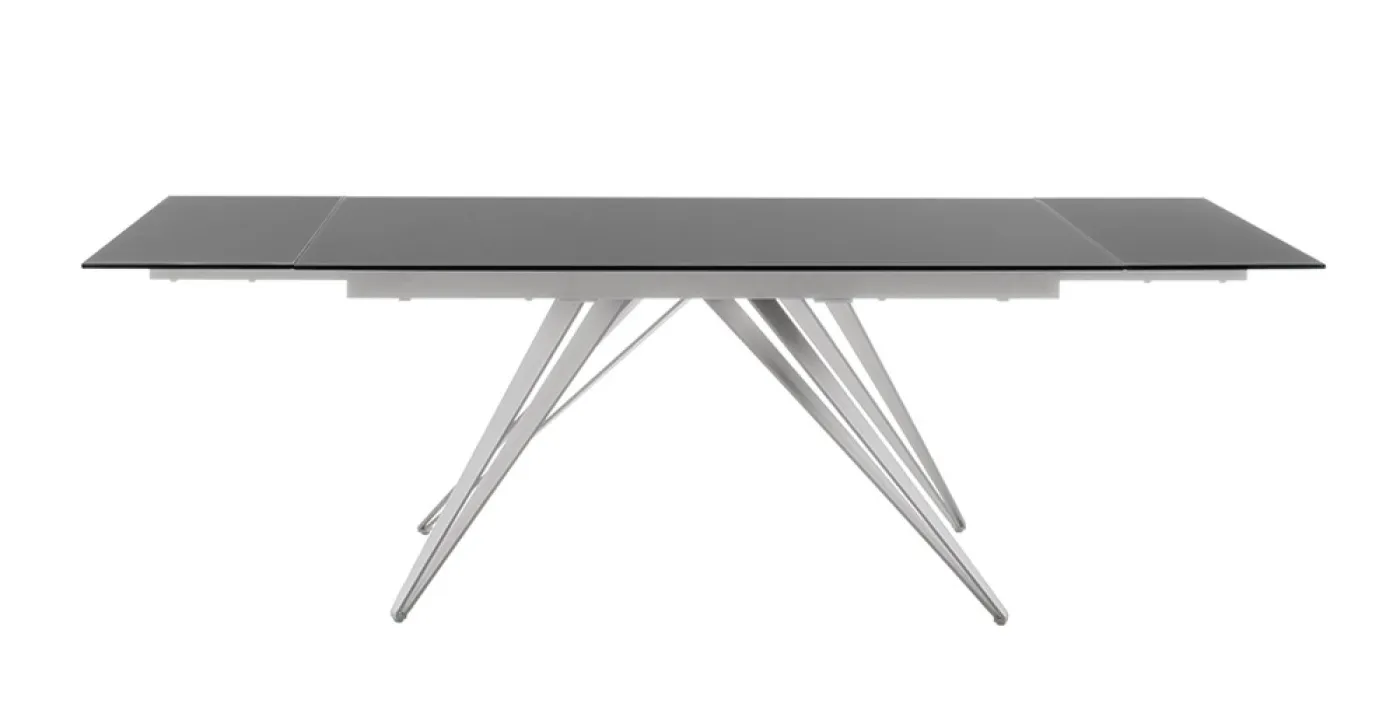 Esstisch Nemuro | schwarz | ausziehbar | 160(240) x 90