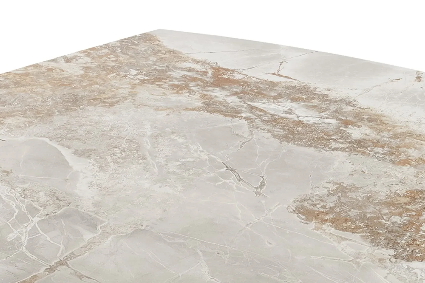 Esstisch Ossana | grau / schwarz | ausziehbar | 180(260) x 100