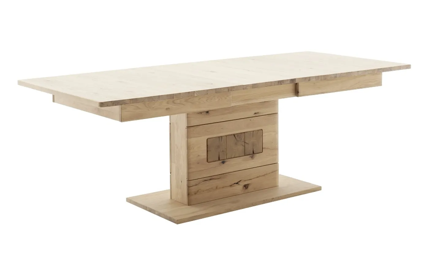 Esstisch Palma | ausziehbar | Ast /Balkeneiche | 180(230)x100