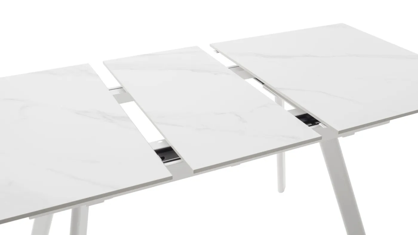 Esstisch Parenzo | weiß | ausziehbar | 140(180) x 90