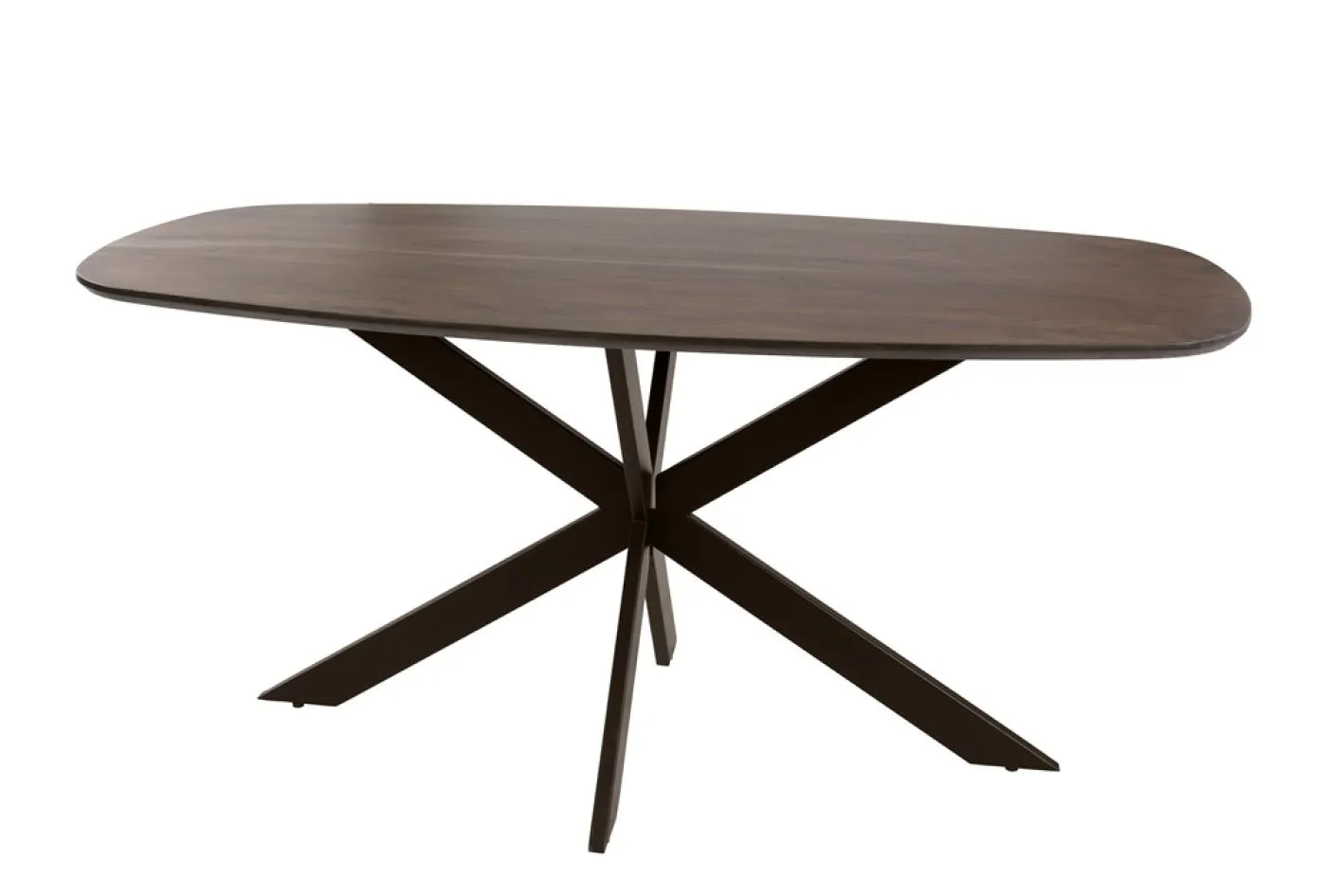 Esstisch Poem | 180cm | dänisch oval | Akazie massiv | braun
