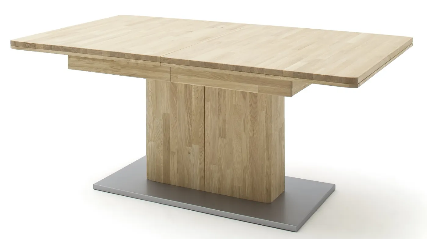 Esstisch Ravello | ausziehbar | 180(230)x100 | Balkeneiche Bianco