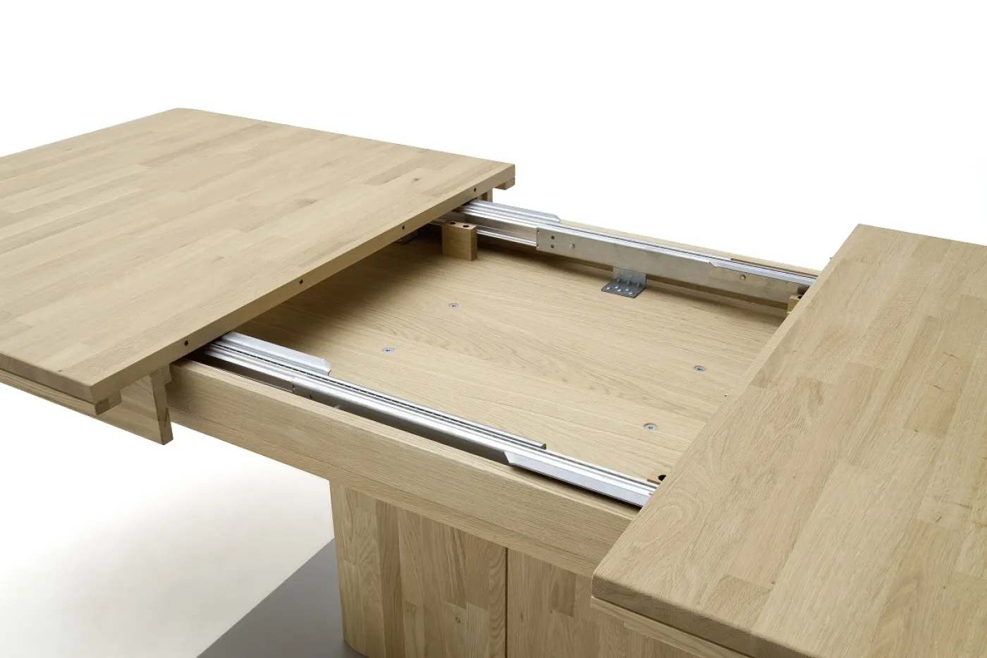 Esstisch Ravello | ausziehbar | 180(230)x100 | Balkeneiche Bianco