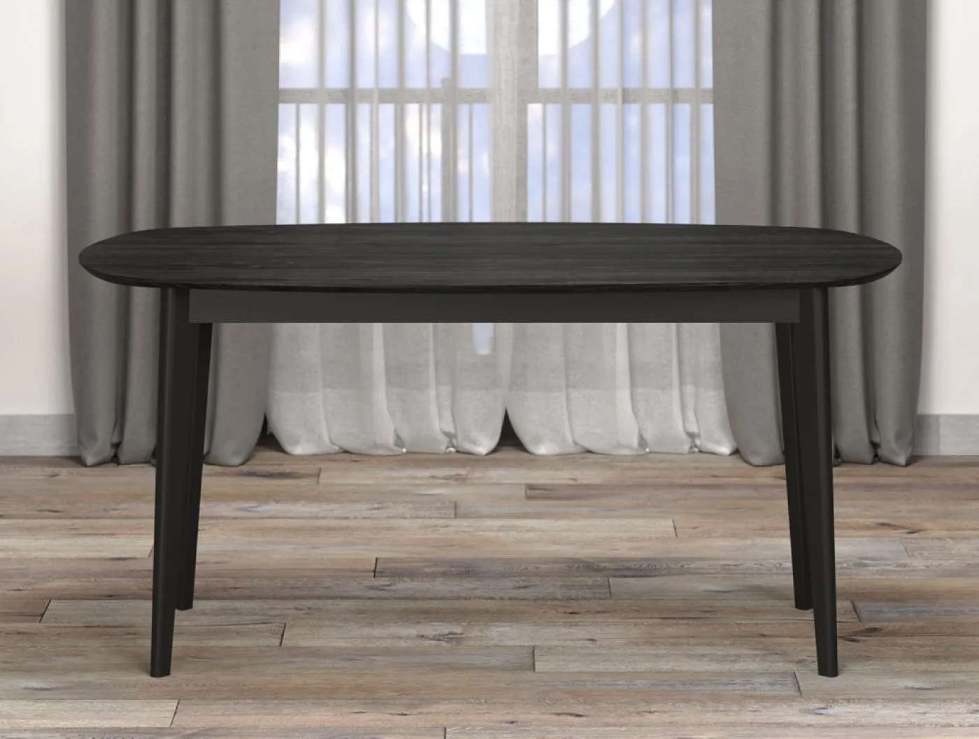 Esstisch Ronin | 160 x 90 | Esche schwarz