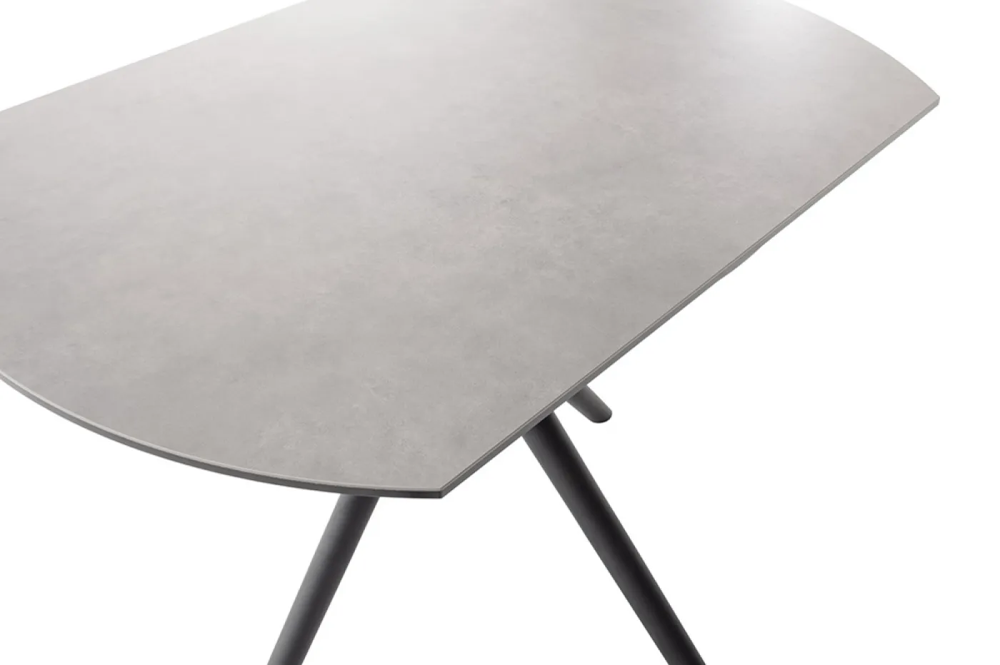 Esstisch Rubikon | anthrazit | rund | ausziehbar | Ø 90(135) cm