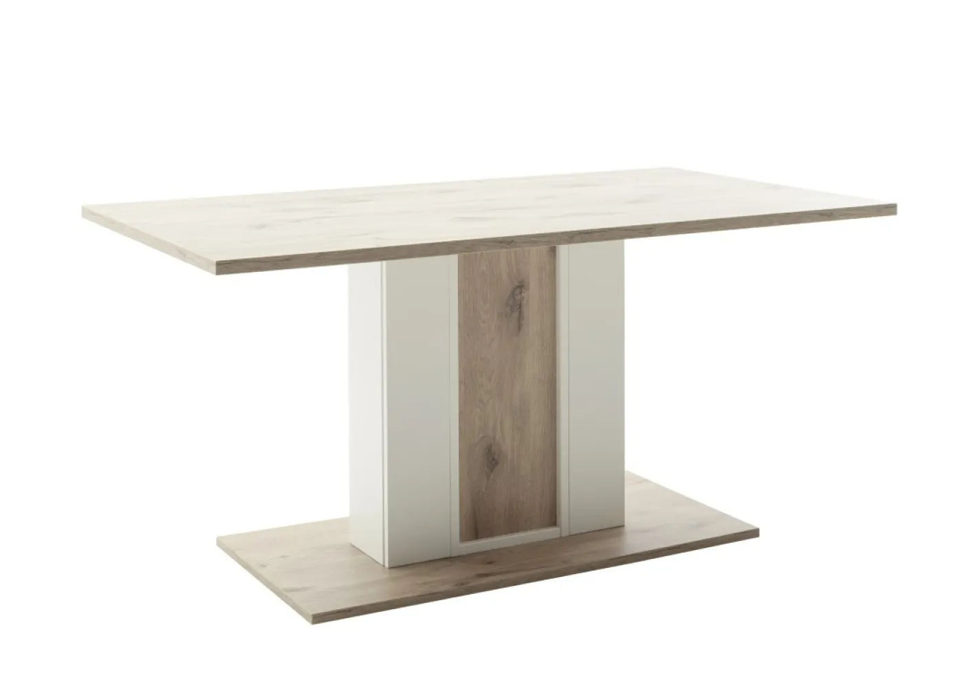 Esstisch Santerno | 160x90 | Soft white / Viking Oak