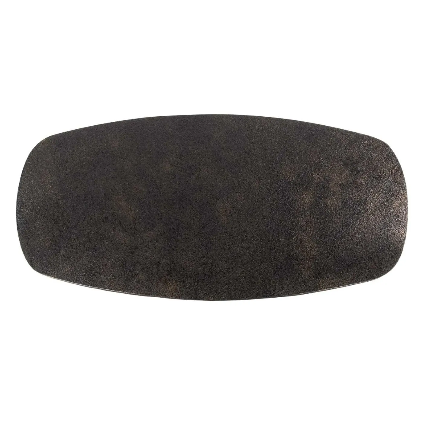 Esstisch Steja | 215 cm | oval | Metallic / grau