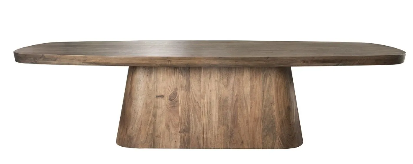 Esstisch Tabula | Oval | 300 cm | Akazie massiv | braun