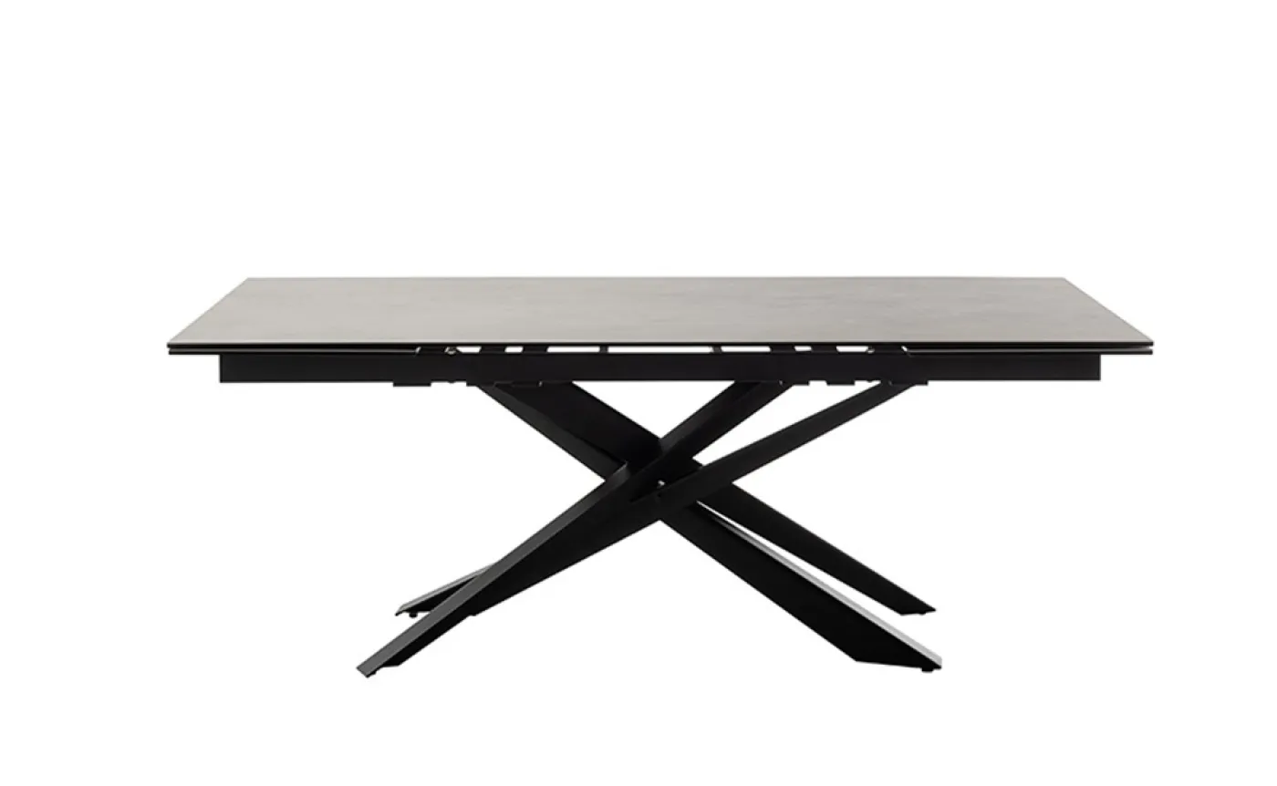 Esstisch Tesero | anthrazit / schwarz | ausziehbar | 200(300) x 95