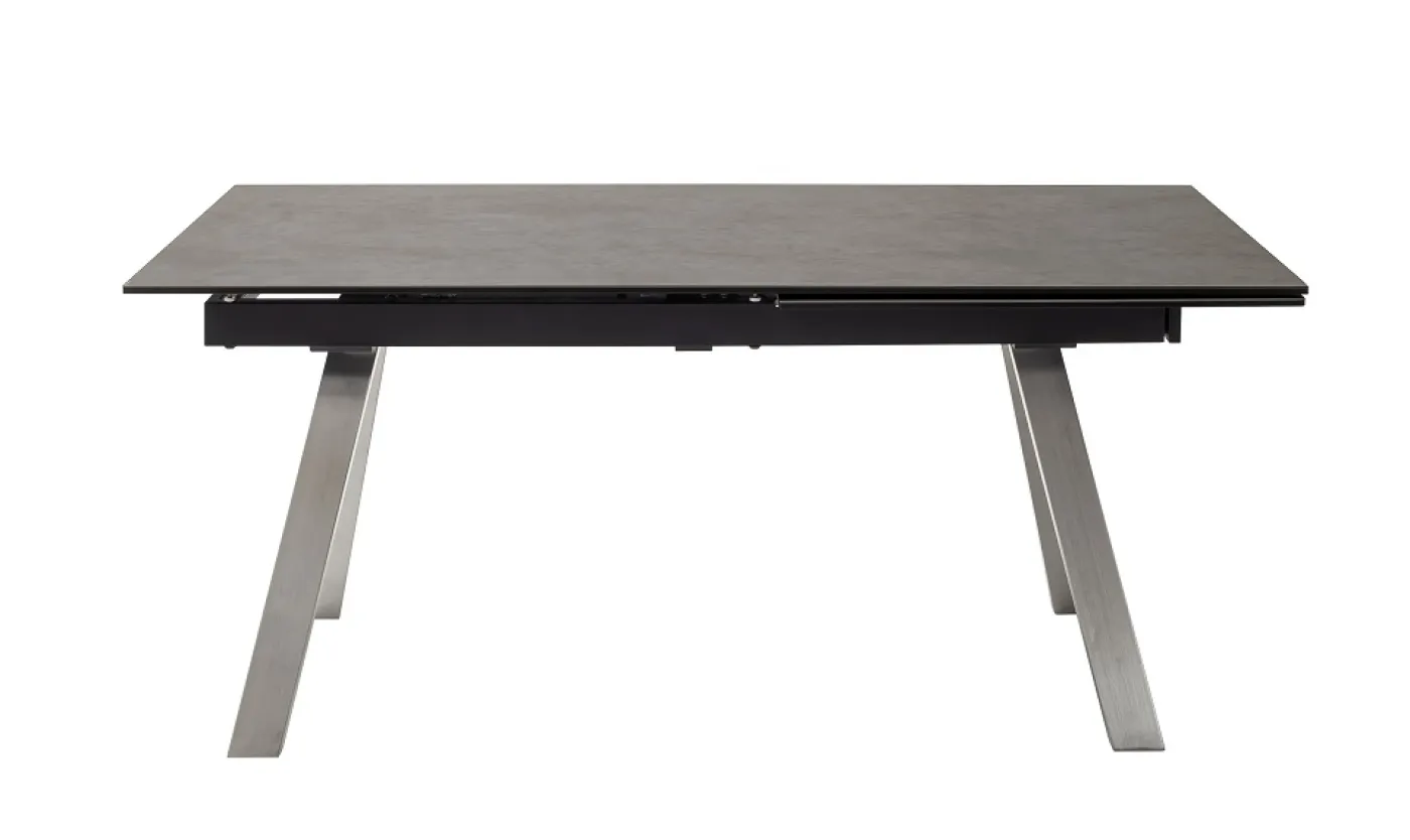 Esstisch Tobago | Edelstahl | anthrazit | ausziehbar | 180(260) x 95