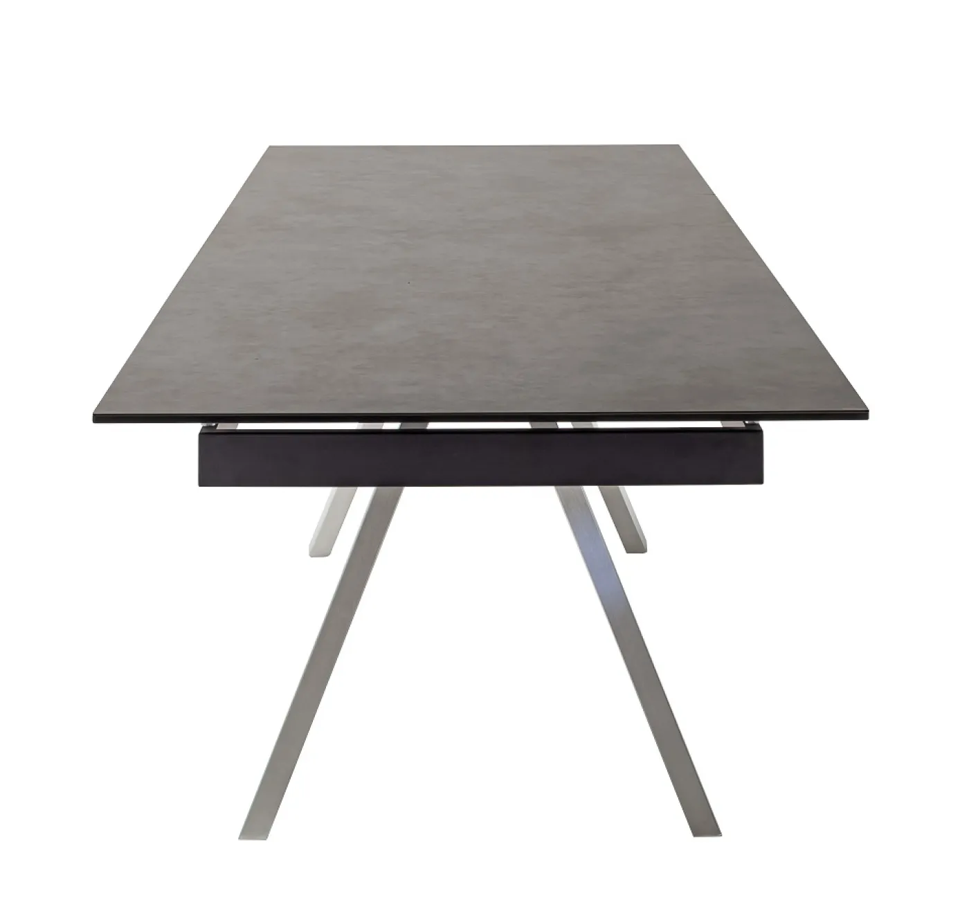 Esstisch Tobago | Edelstahl | anthrazit | ausziehbar | 180(260) x 95