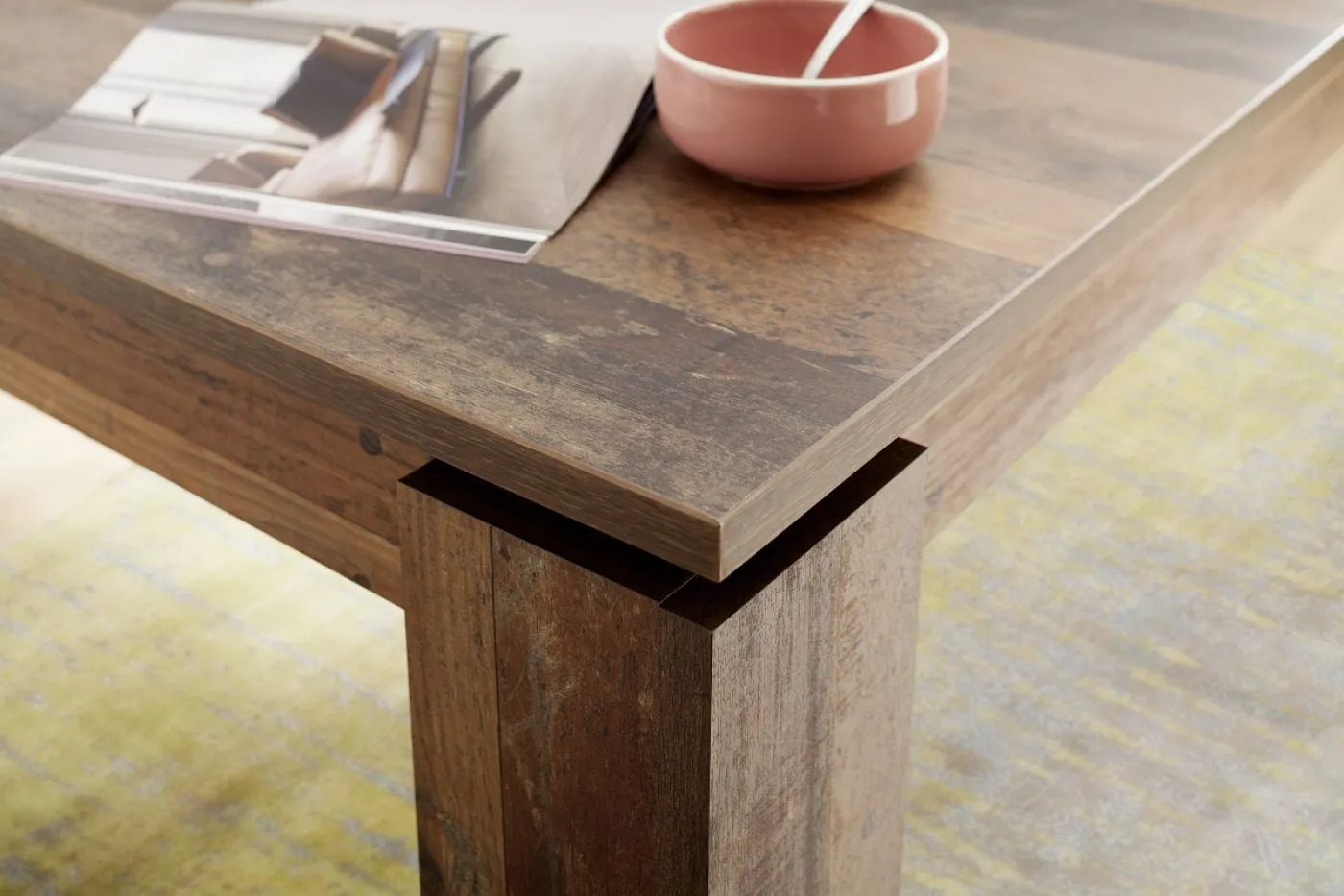 Esstisch Universal | Old Wood | ausziehbar | 160 (200) x 90