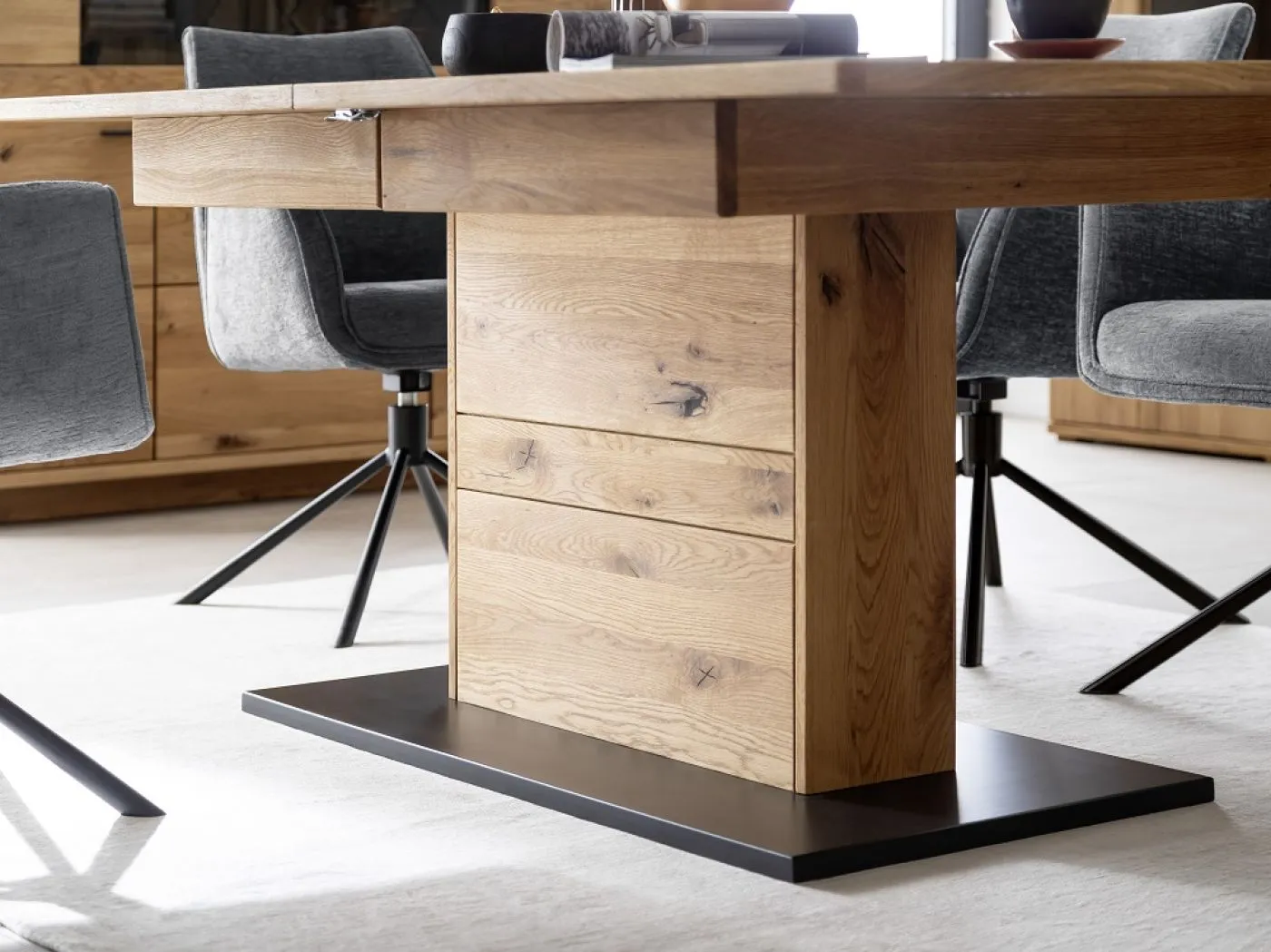 Esstisch Venedig | Wildeiche | 180(230)x100