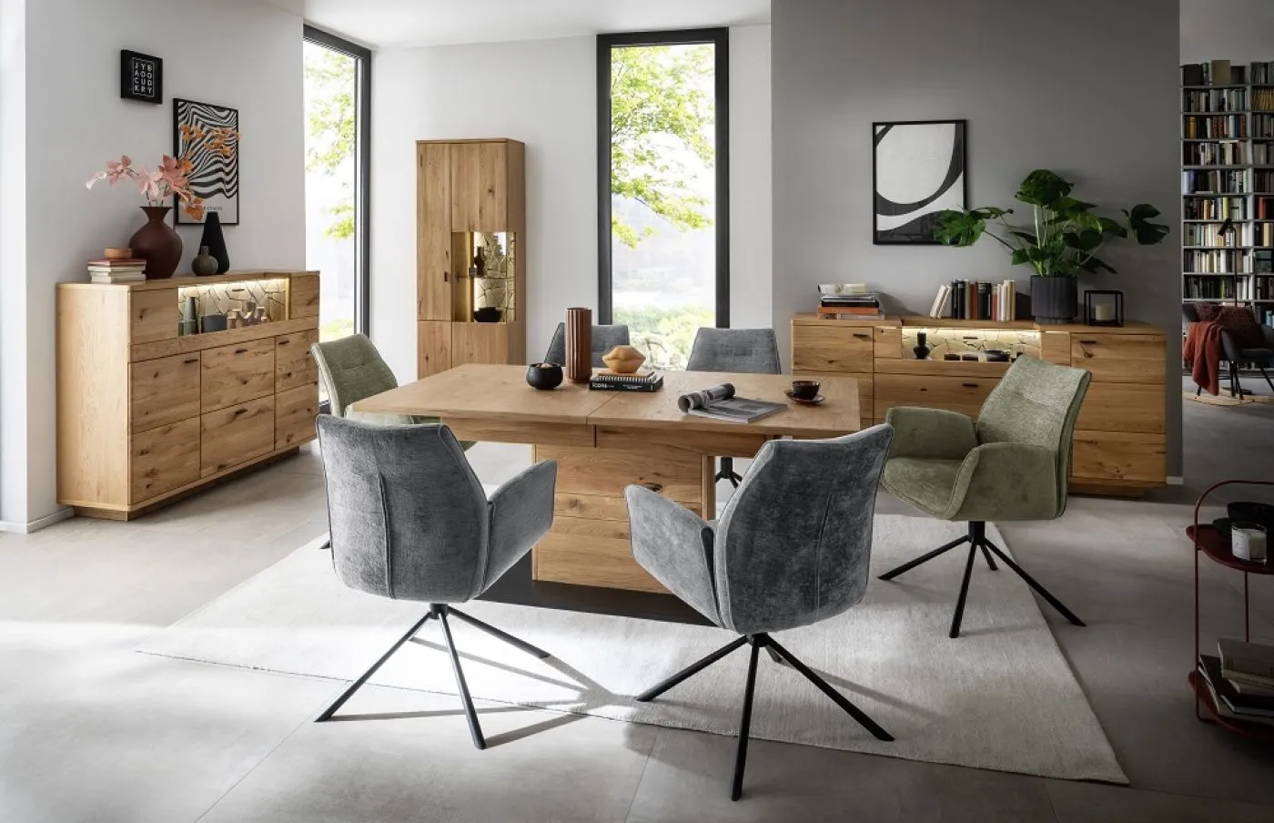 Esstisch Venedig | Wildeiche | 180(230)x100