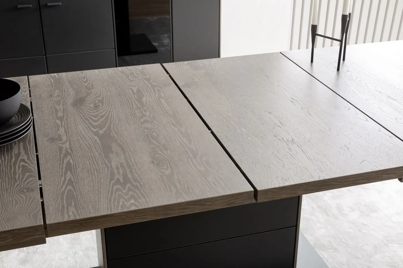 Esstisch Venezia | Vulcano Eiche | 180(280)x100