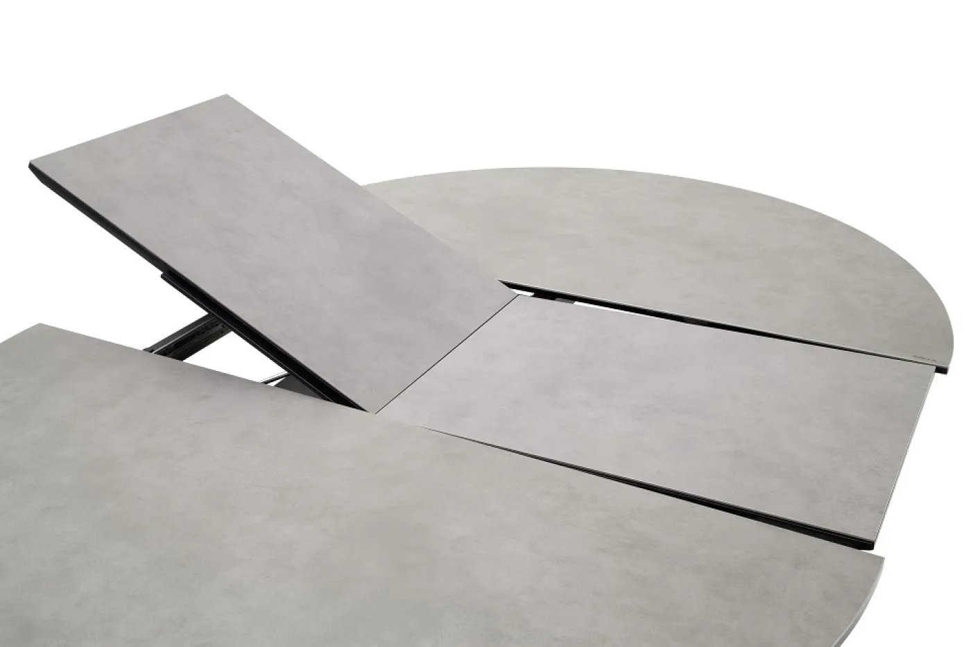 Esstisch Winnipeg | anthrazit | rund | ausziehbar | Ø 120(160) cm