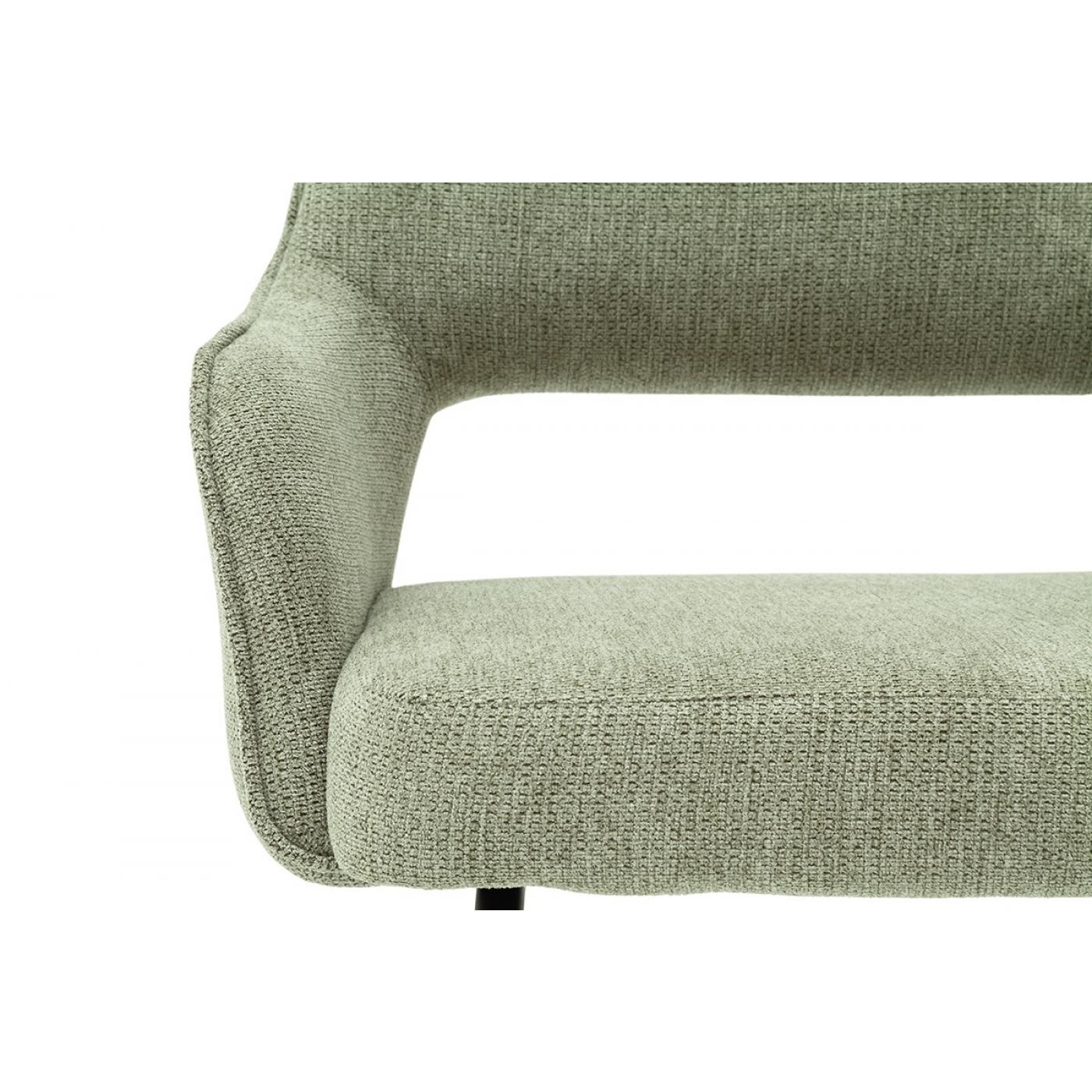 Esszimmerbank Bangor | Chenille Optik | 175 cm | oliv