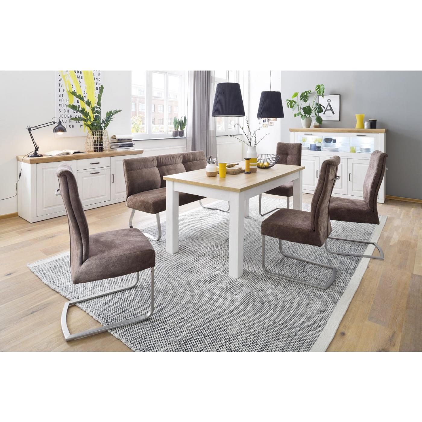 Esszimmerbank Talena | 155/175 | Büffellederoptik | sand | verschiedene Größen