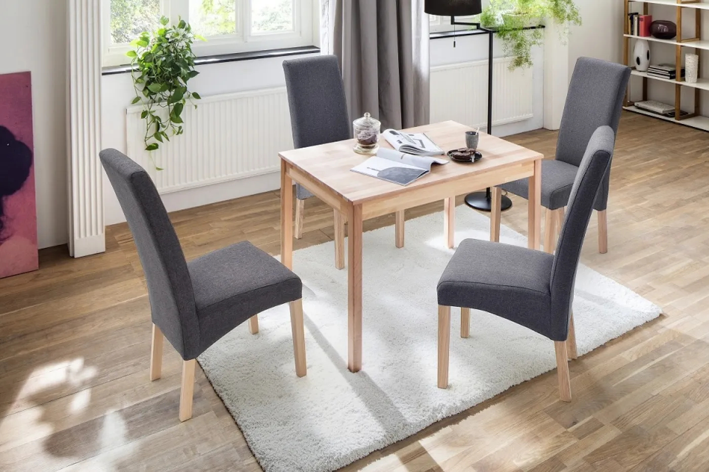 Esszimmertisch Alfons | 110X70 | Wildeiche massiv